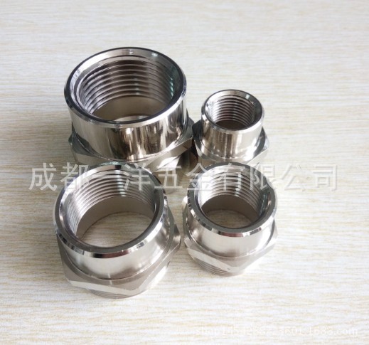 Nickel plated brass female con