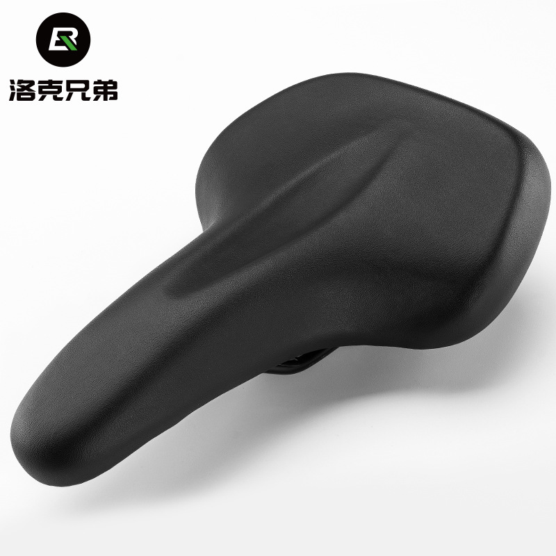 Rock Brothers Bicycle Seat Comfortable Bicycle Accessories Mountain Bike Seat Cushion Saddle Widened Seat Riding Equipment
