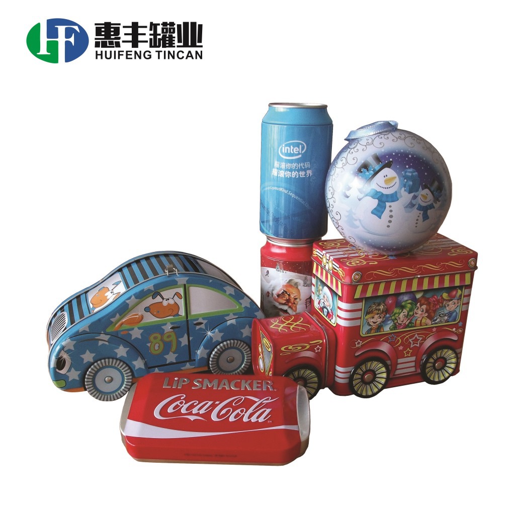 供各种款式圣诞礼品马口铁盒 存钱储蓄铁罐 汽车仔铁罐 TIN BOX
