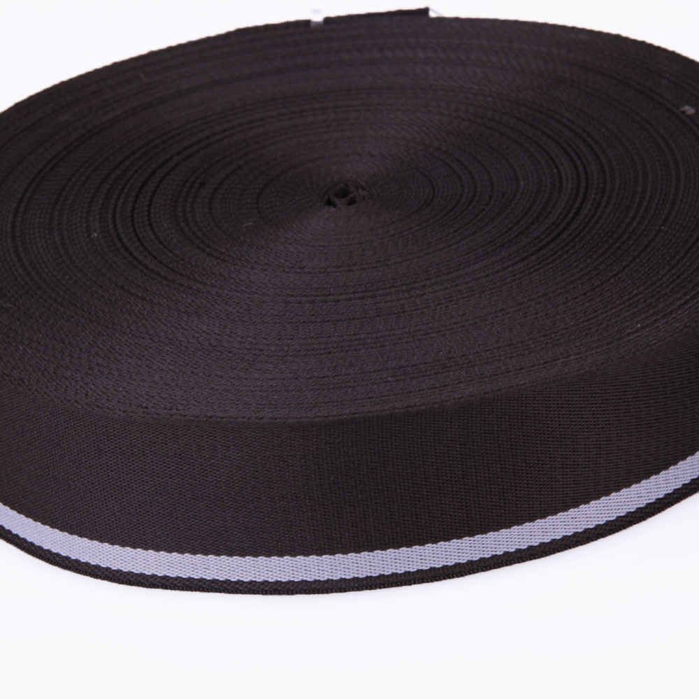 现货 3.8cm 3.2cm 斜纹 啡色 涤纶 织带 力满 厂家直售 箱包辅料