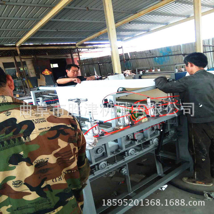 板材自动贴纸机 木纹纸贴面机熔胶防火板贴合机 PUR胶贴面机济南