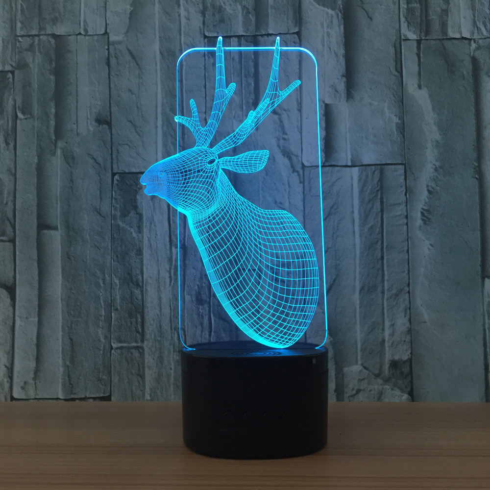 2017外贸星球大战3D创意七彩小夜灯 家居卧室