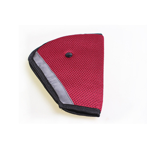 Car child safety belt mesh adjustment triangle retainer car anti-stranglehold protective cover shoulder pads interior supplies