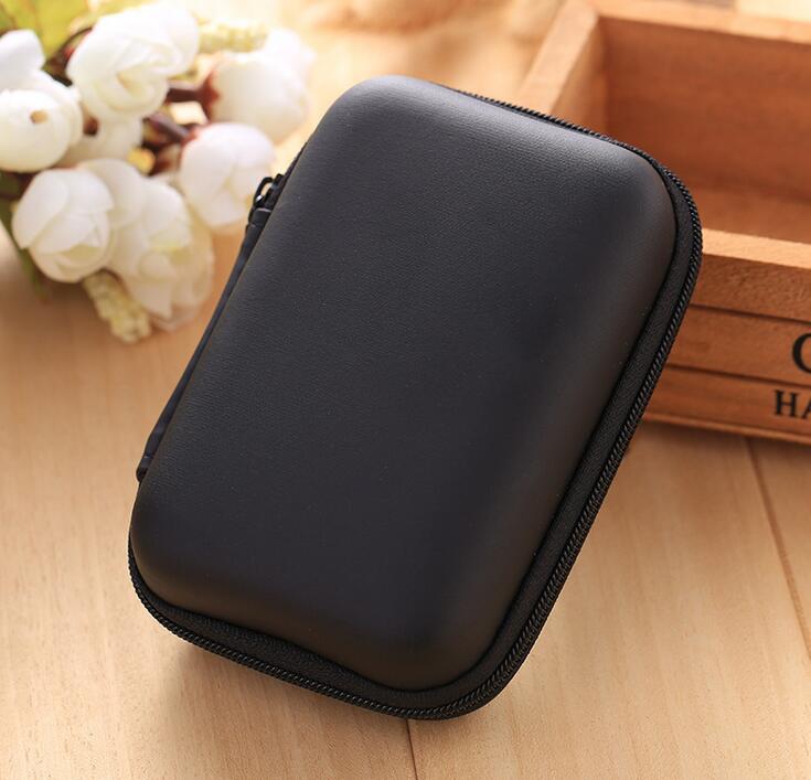 Rectangular Waterproof Earphone Bag Data Cable Storage Bag Change Key Bag Coin Bag With Zipper Finishing Bag display picture 6