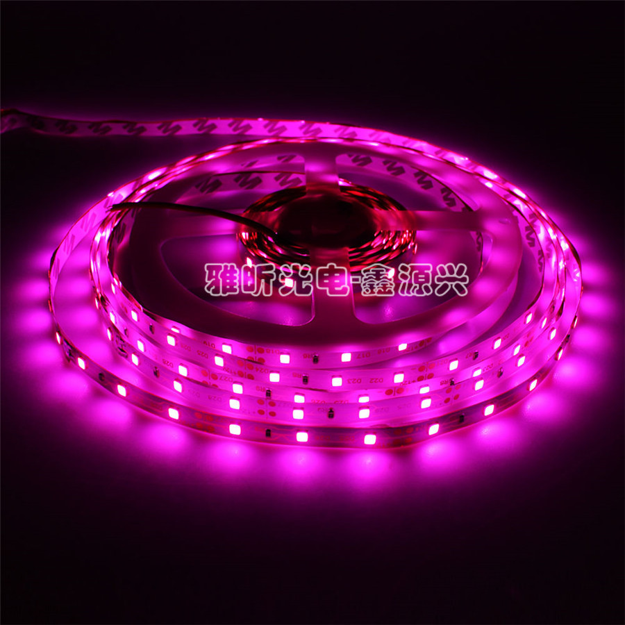 12V 2835裸板不防水LED灯带 60珠一米 粉红色 粉紫色 8mm宽软灯条-阿里巴巴
