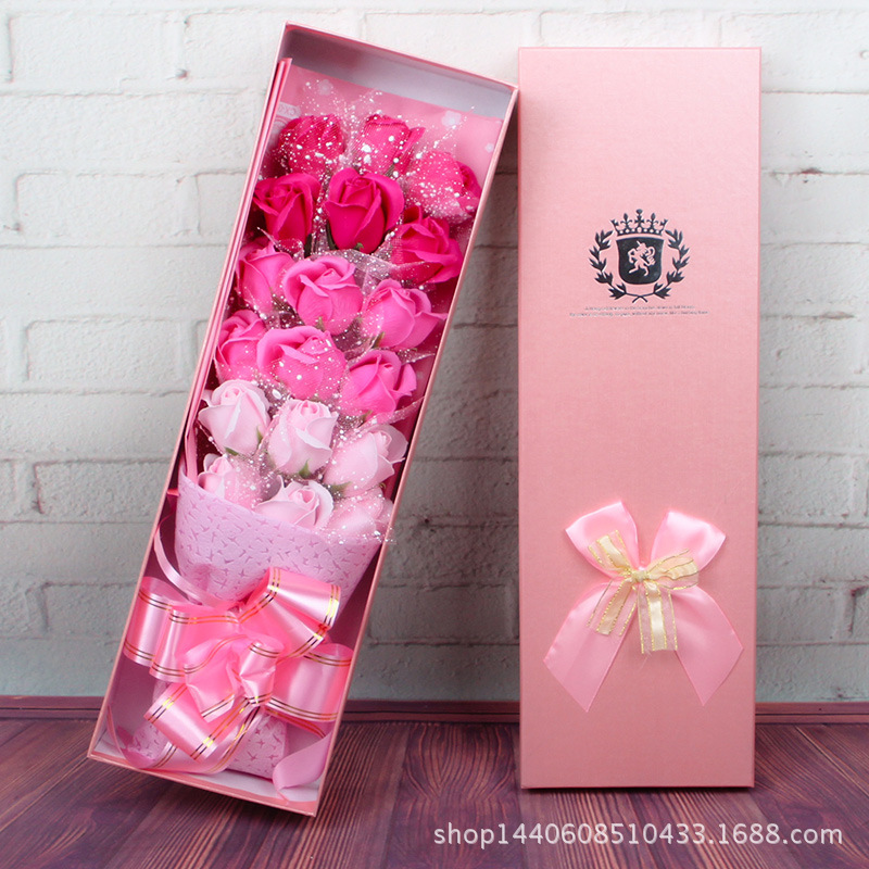 18朵雪纱 玫渐变