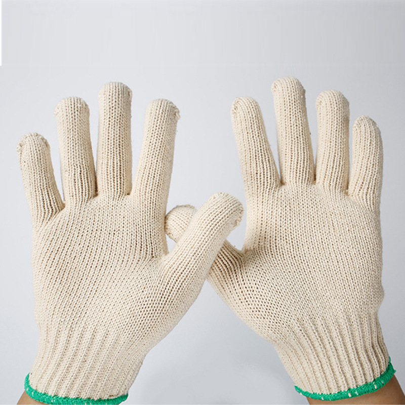 [Gloves]Manufactor Selling supply 7-pin Cotton Line Gloves wear-resisting protect . glove customized