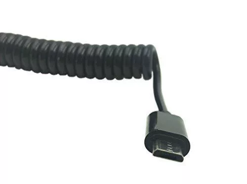 Extending spring line system mobile audio connection line USB AM to DC3.5 3 pole 1 meter