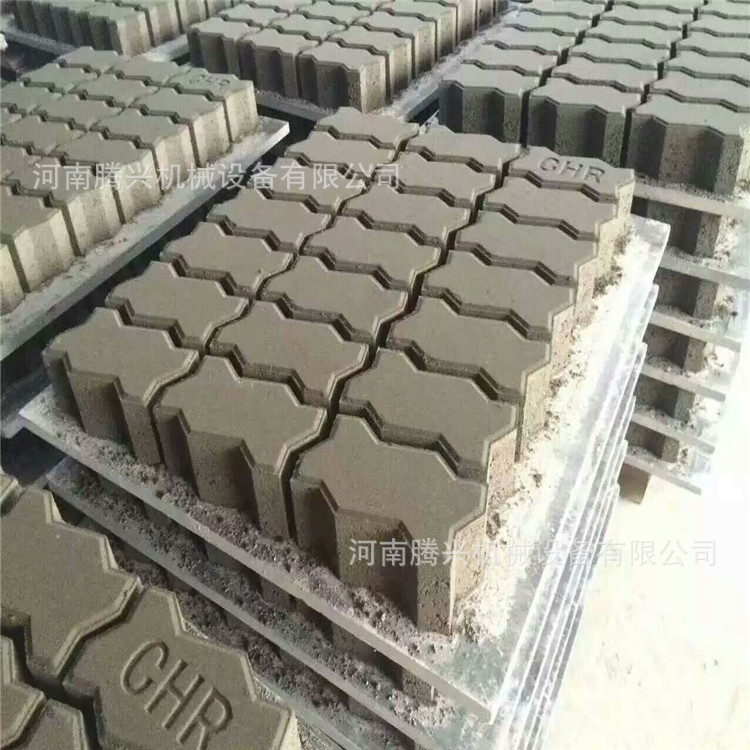 爆款全自动水泥机厂家 免烧空心打砖机 钢筋支撑垫块静压机