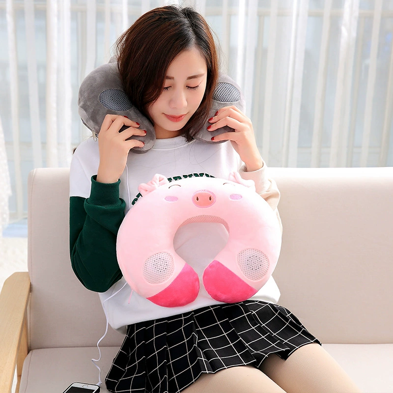 Музыкальная мультяшная подушка-подголовник, кукла, подарок на день рождения