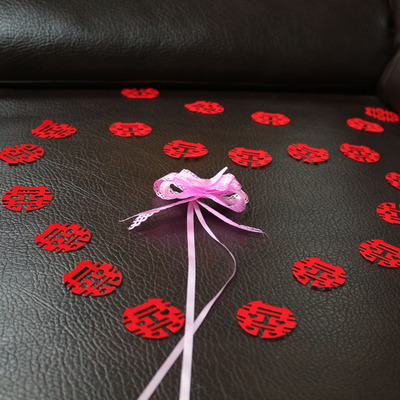 Flannel marry Marriage room decorate Pendant Mini Hi word Flocking Non-woven fabric wedding Money Hi word