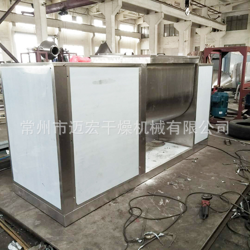 工业粉末加液体油脂卧式搅拌机 不锈钢CH系列槽型混合机