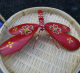 Traditional handmade featured bamboo educational toys-painted bamboo Balancer-beard butterfly (10 colors)
