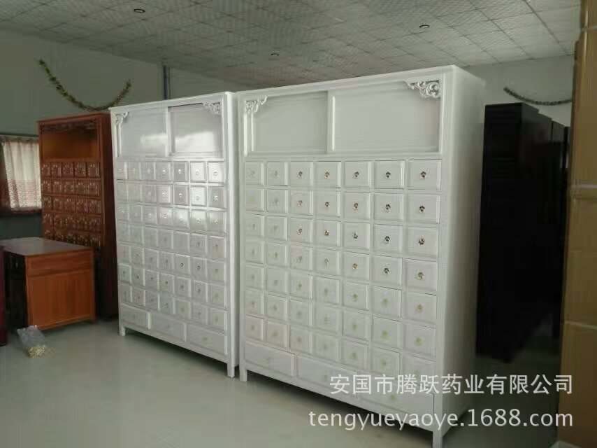 Traditional Chinese Medicine Cabinet Solid Wood Herb Storage Chest Custom Sizes for Clinics Pharmacies overview