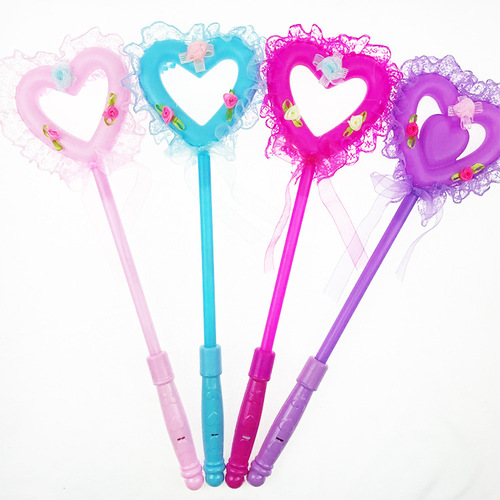 New lace love glow stick flash stick night fairy stick summer night market event venue cheering products wholesale