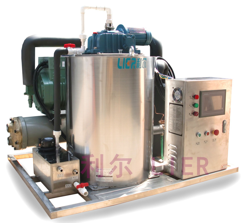 Seawater flake ice machine 1 ton to 10 ton ocean fishing boat special seawater flake ice maker