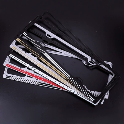 License plate holder/license plate holder wave license plate frame China European and
