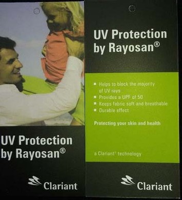高效科莱恩 防紫外线UV整理剂 提供Rayosan吊牌 昂高