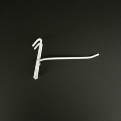 10cm wholesale dipped plastic net hooks supermarket metal hooks black and white hooks phone accessories hooks