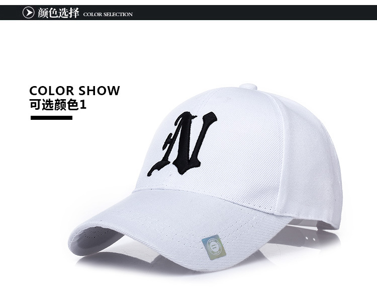 New Fashion Korean Outdoor Sunscreen Baseball Cap Letter Shade Sports Leisure Hat Wholesale display picture 18