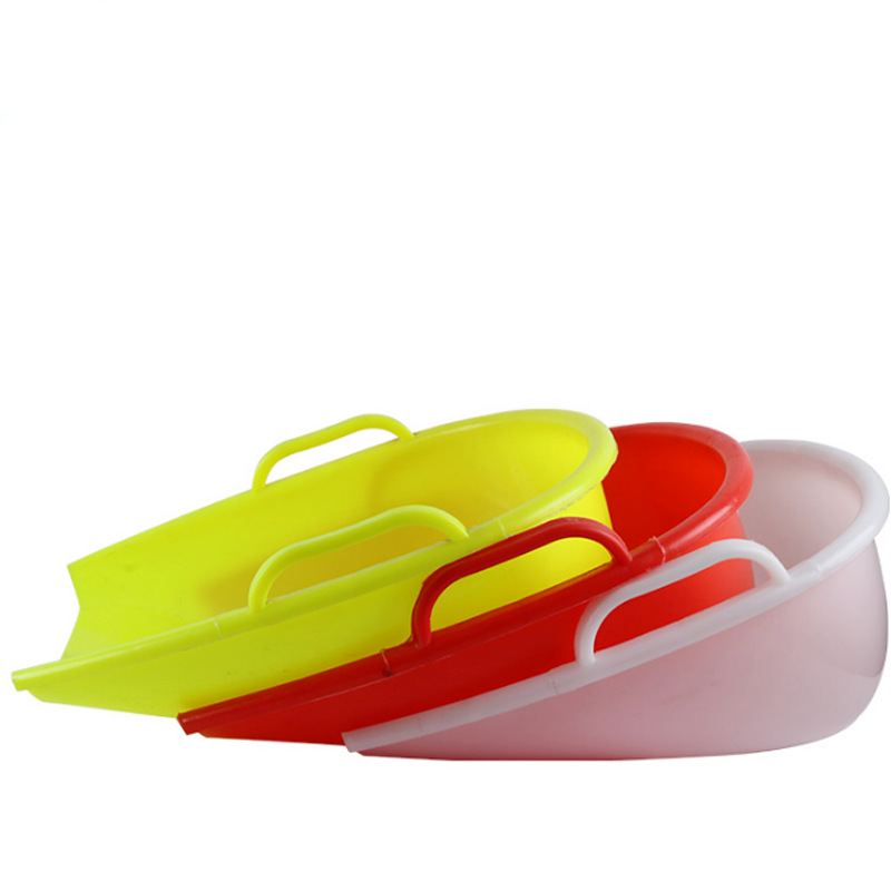 囤屯粮食塑料锨推雪铲坚固耐用原料农用熟新料带耳朵簸箕 锹