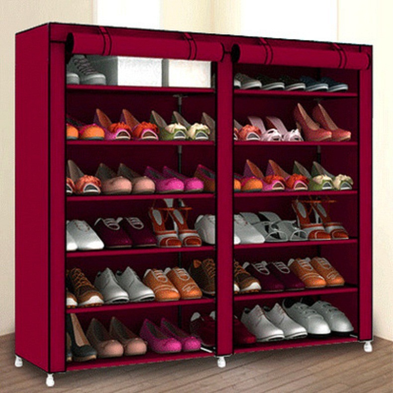 simple and easy Shoe cabinet shoe rack multi-storey High-capacity Storage Shoe cabinet Modern simplicity Economic type Assemble dustproof shoe rack