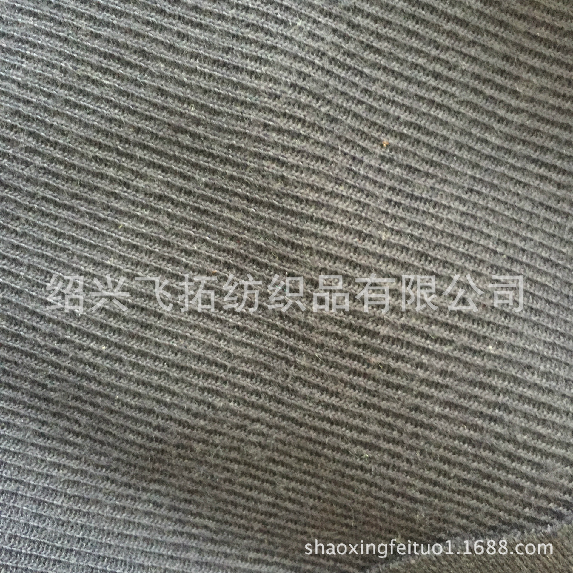 厂家直销针织全涤法国罗纹布 高档2X1罗纹面料