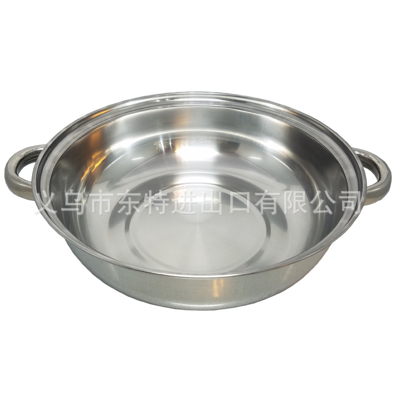 Factory direct sales: 4-piece set of stainless steel cookware, double-layer steaming pot, rice sieve, 3-piece set, gift set detail image 4