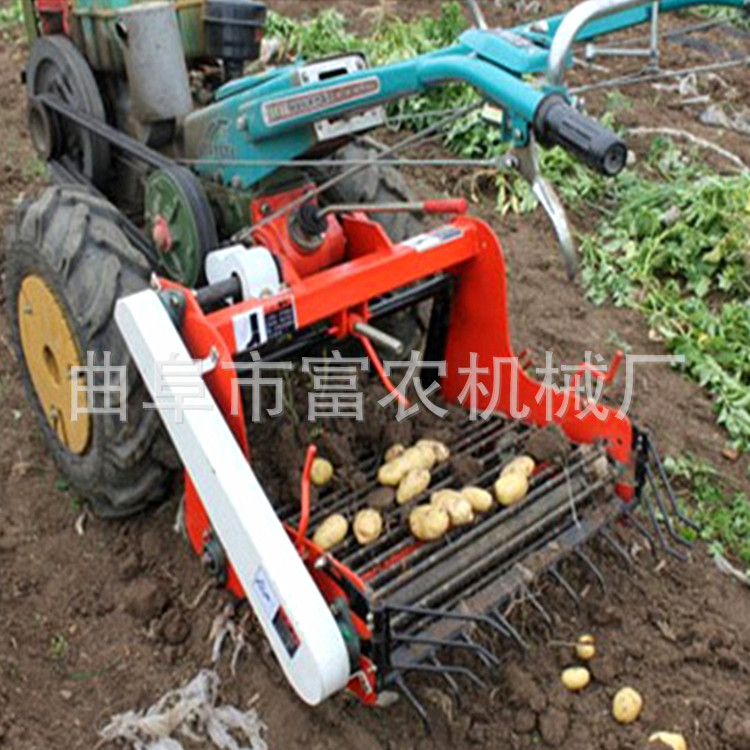 土豆红薯收获机 地瓜收获机 手扶车土豆收获机