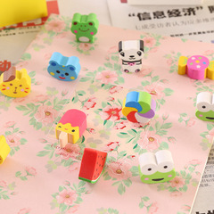 50個價可愛創意橡皮擦兒童勵志獎品卡通笑臉圓形橡皮學生文具禮品