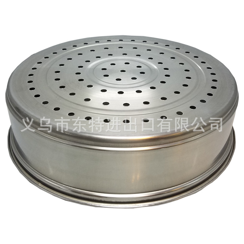 Factory direct sales 28cm stainless steel soup and steam dual-purpose pot, multi-purpose steamer, gift single-bottom 2-layer steamer detail image 11