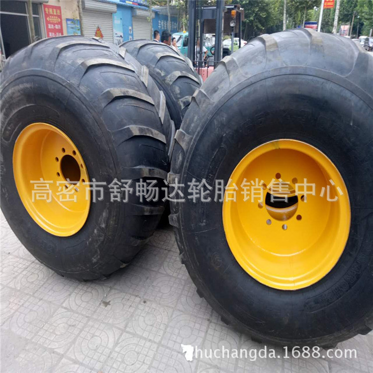 现货供应66X43.00-25斜交工程轮胎 机械轮胎 大脚车轮胎 批发零售