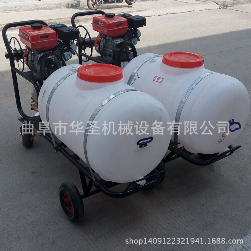 杀虫手推大容量四轮喷药机
