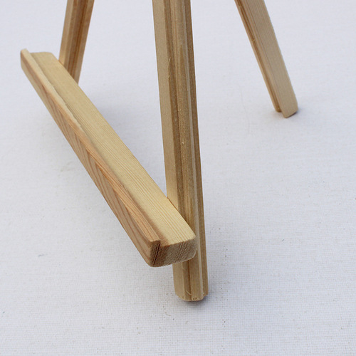 Wholesale Children's Mini 18*24 Desktop Wooden Small Easel, Real Wood Decor Canvas Frame Stand Triangular Stand