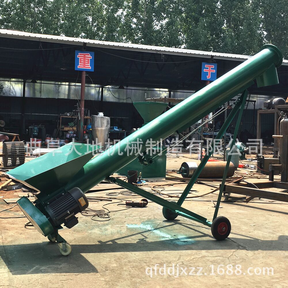 搅拌站专用螺旋输送机 159管径螺旋输送机 不锈钢淀粉螺旋输送机