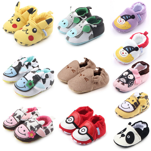 Baby shoes wholesale, non-slip elastic, soft sole baby shoes, first steps shoes 0-1 years old, 0033 lightweight anti-slip