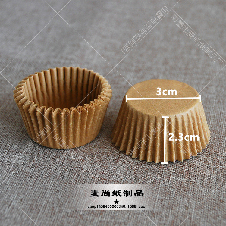 El comercio exterior de exportación de alimentos de alta calidad de alta temperatura resistente a la nieve Mei Niang bandeja de papel para hornear de tamaño pequeño taza de papel de pan venta al por mayor