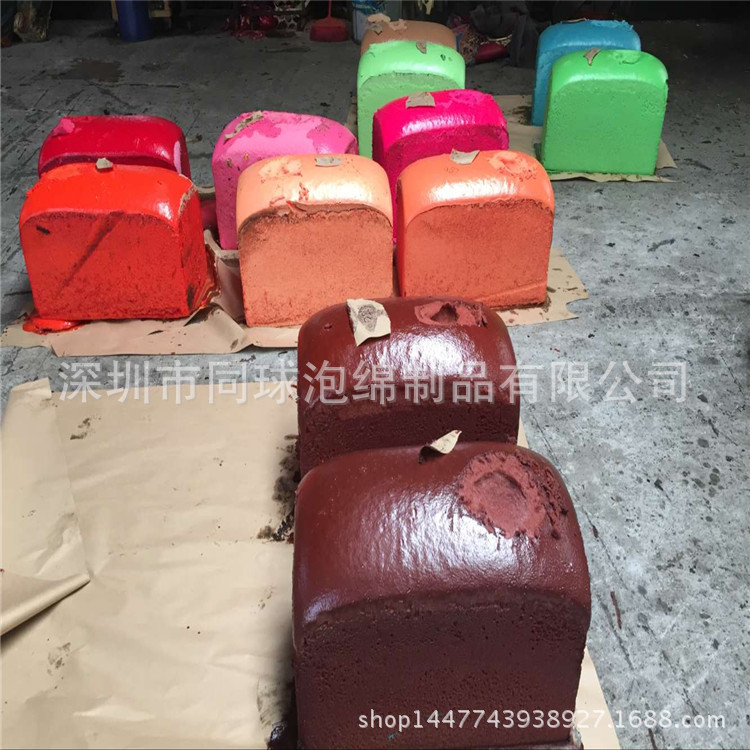 400*300MM咖啡色海绵材料紫色泡绵片材可按色号厂家