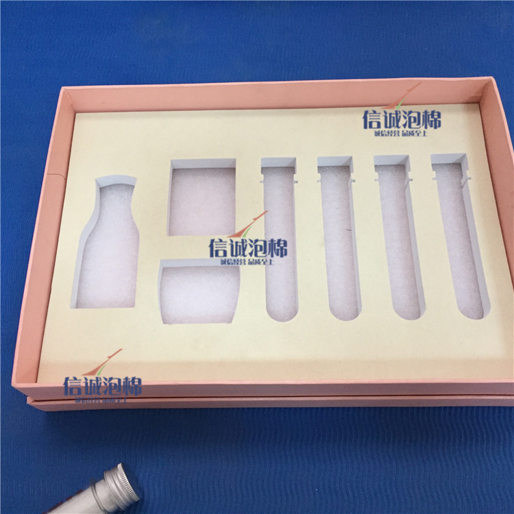 厂家附绒布包装 EVA泡棉内衬 化妆品内衬 工具箱 红酒eva内衬