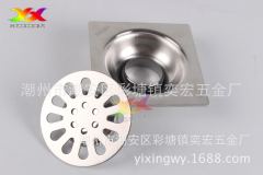 Wholesale 304 Stainless Steel 2mm Odor-Proof Floor Drain — Hardware-Grade Brushed Drain for Shower Rooms, Washing Machines, and Bathrooms