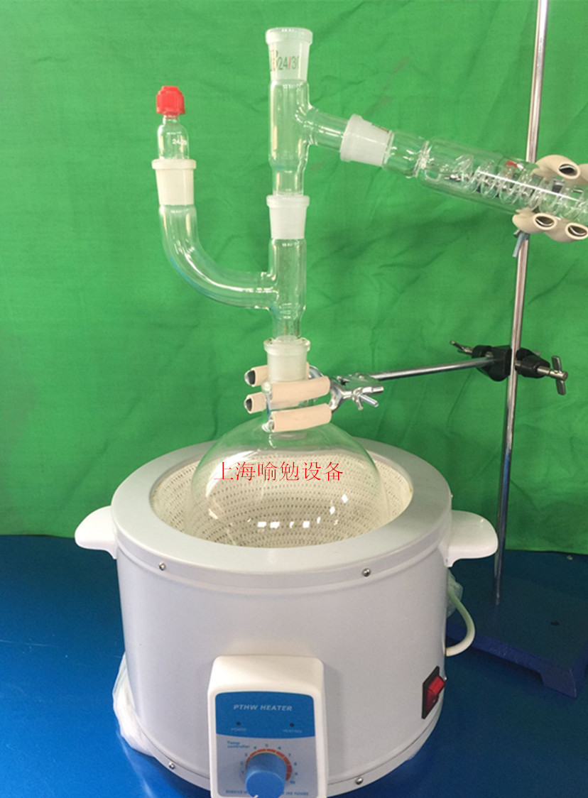 实验玻璃仪器玻璃蒸馏装置  蒸馏装置    蒸馏瓶玻璃仪器