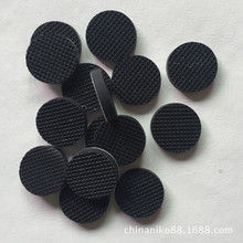 格紋硅膠墊片黑色硅膠墊防震網格硅膠墊腳單面自沾硅膠墊片