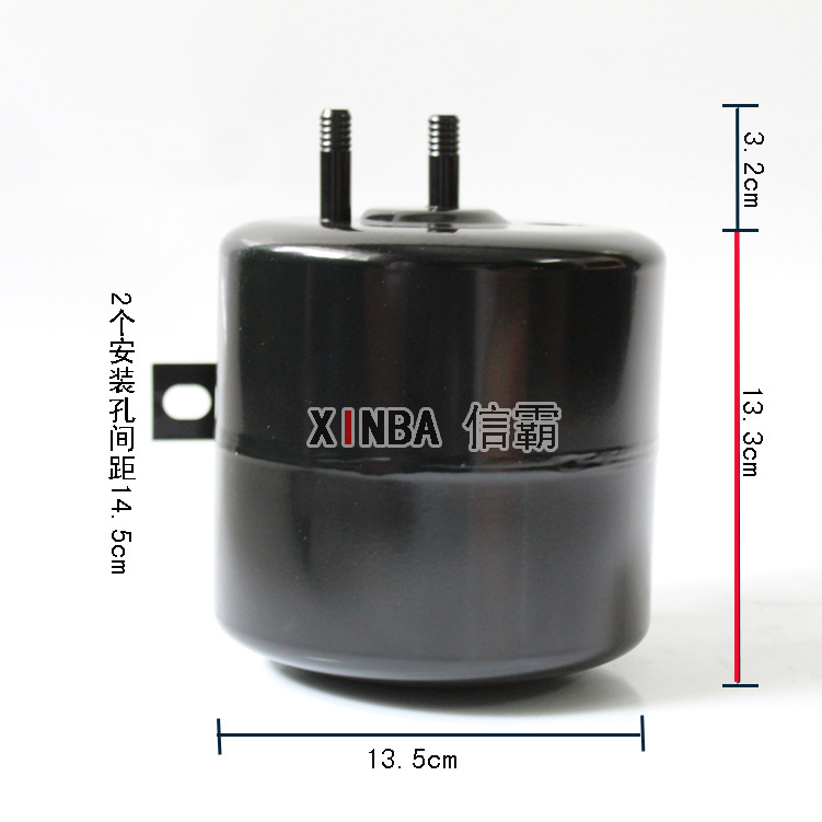 电动真空泵专用2L储气罐 真空罐 汽车刹车助力泵改装真空包