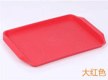 双耳塑料托盘防滑快餐盘酒店食堂托盘全新PP料KFC餐厅专用托盘