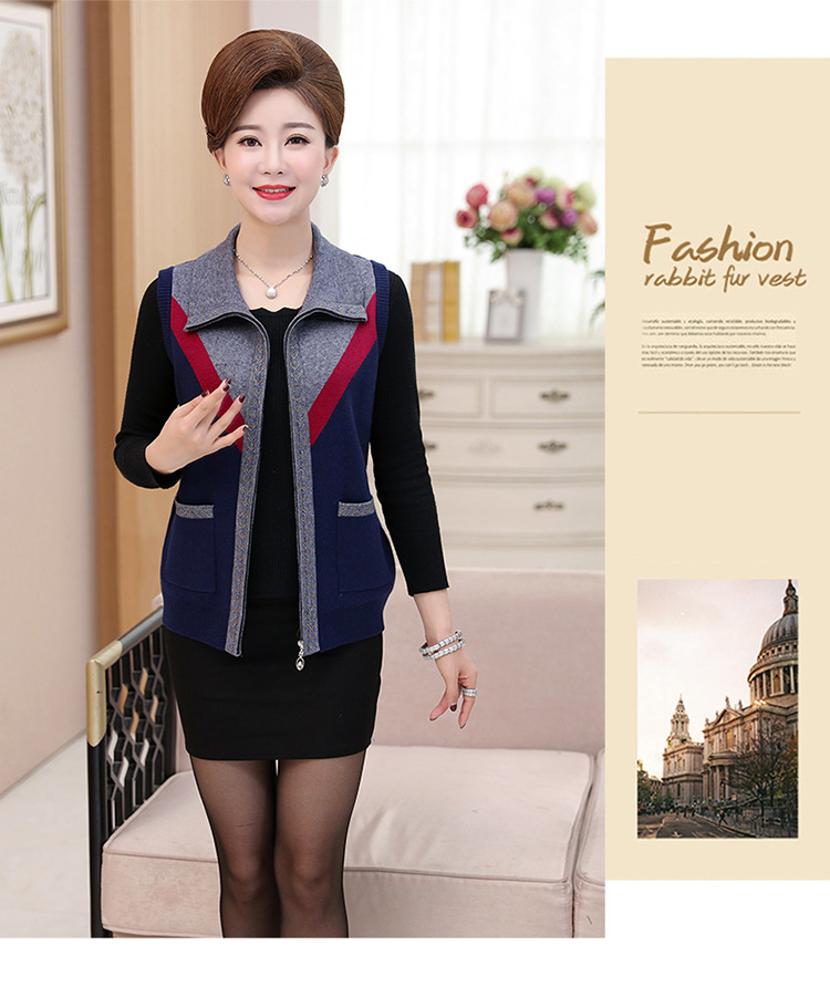 Gilet femme en Mélange de cachemire - Ref 3318191 Image 23