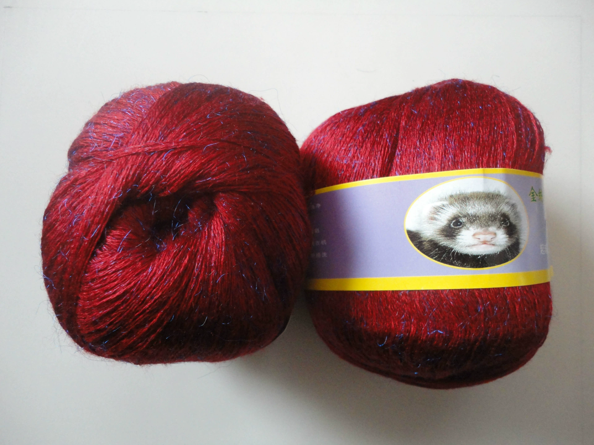 Colorful gold mink velvet imitation mink velvet special fancy yarn 6 -strands scarf hat shawl special color wire