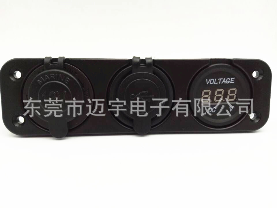 点烟器+电压表+双USB (8)