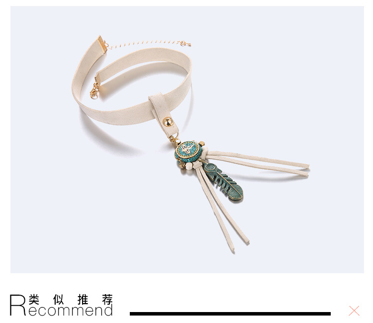 Fashion OL alloy plating necklace (Gold)NHNTF1291-Gold