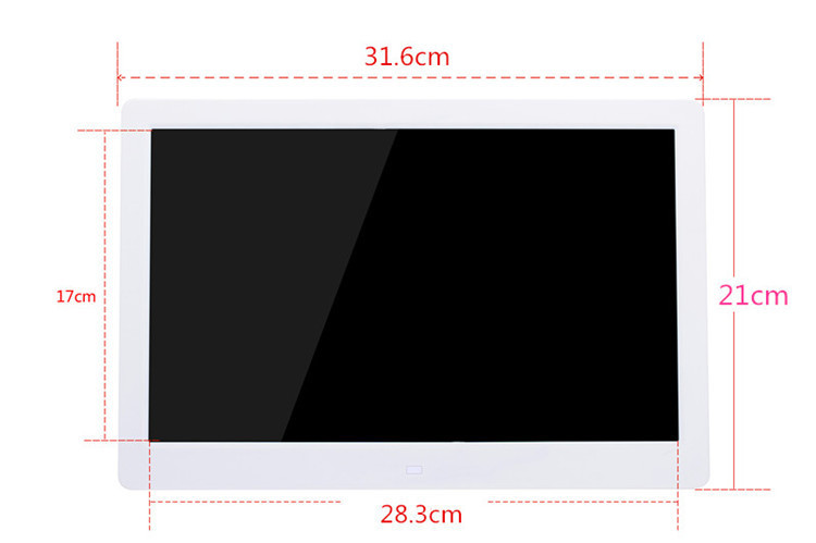 [Green Vision New Original] HD 10-inch Digital Photo Frame Video Advertising Machine Thin Narrow Side