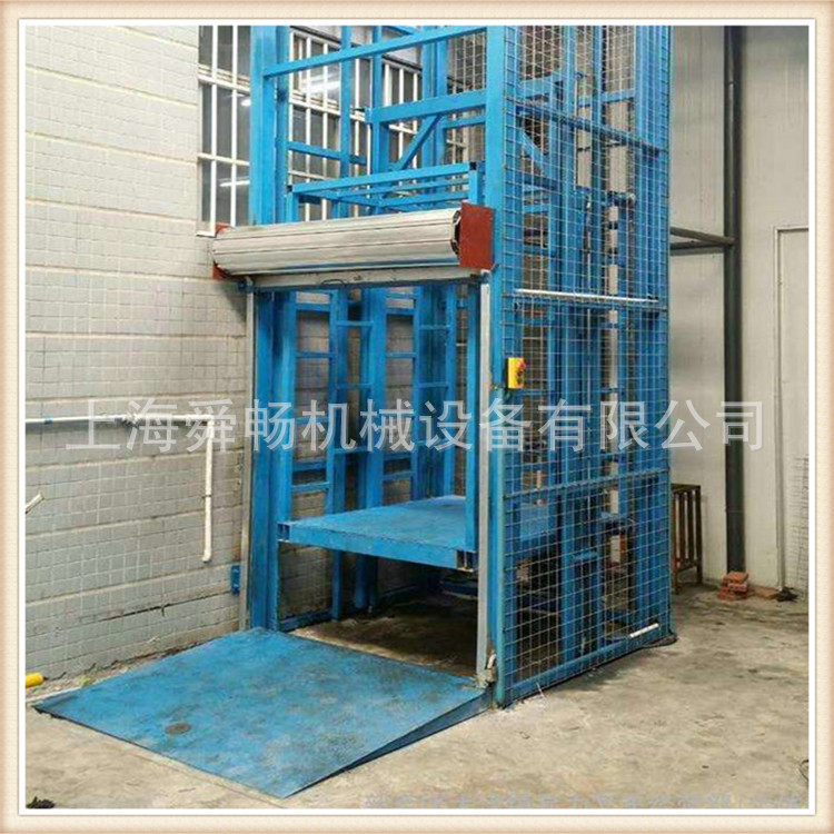 定制电动液压提升机升降电梯升降台  链条式升降货梯2吨载货货梯